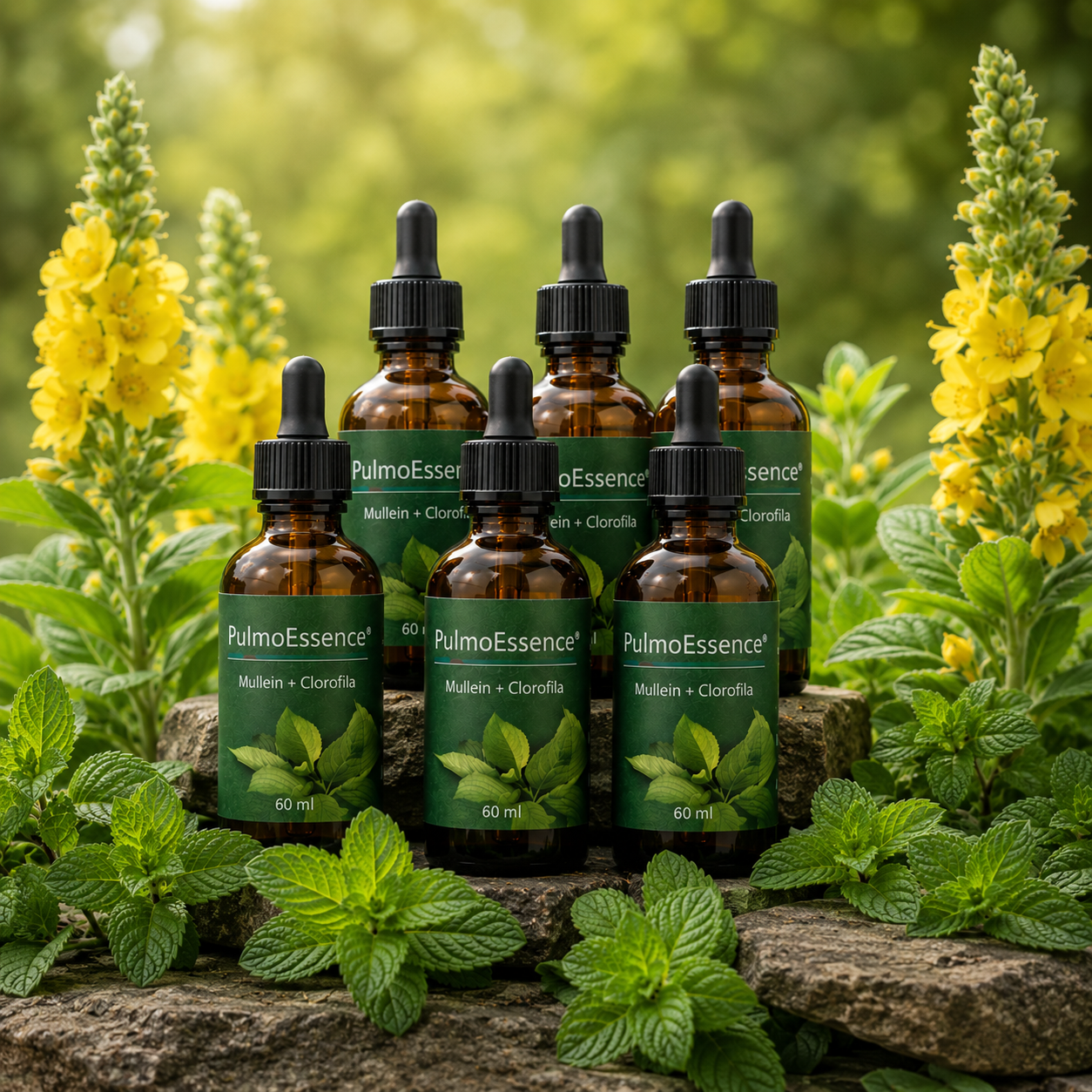 PulmoEssence — Extracto de Mullein + Clorofila 60ml