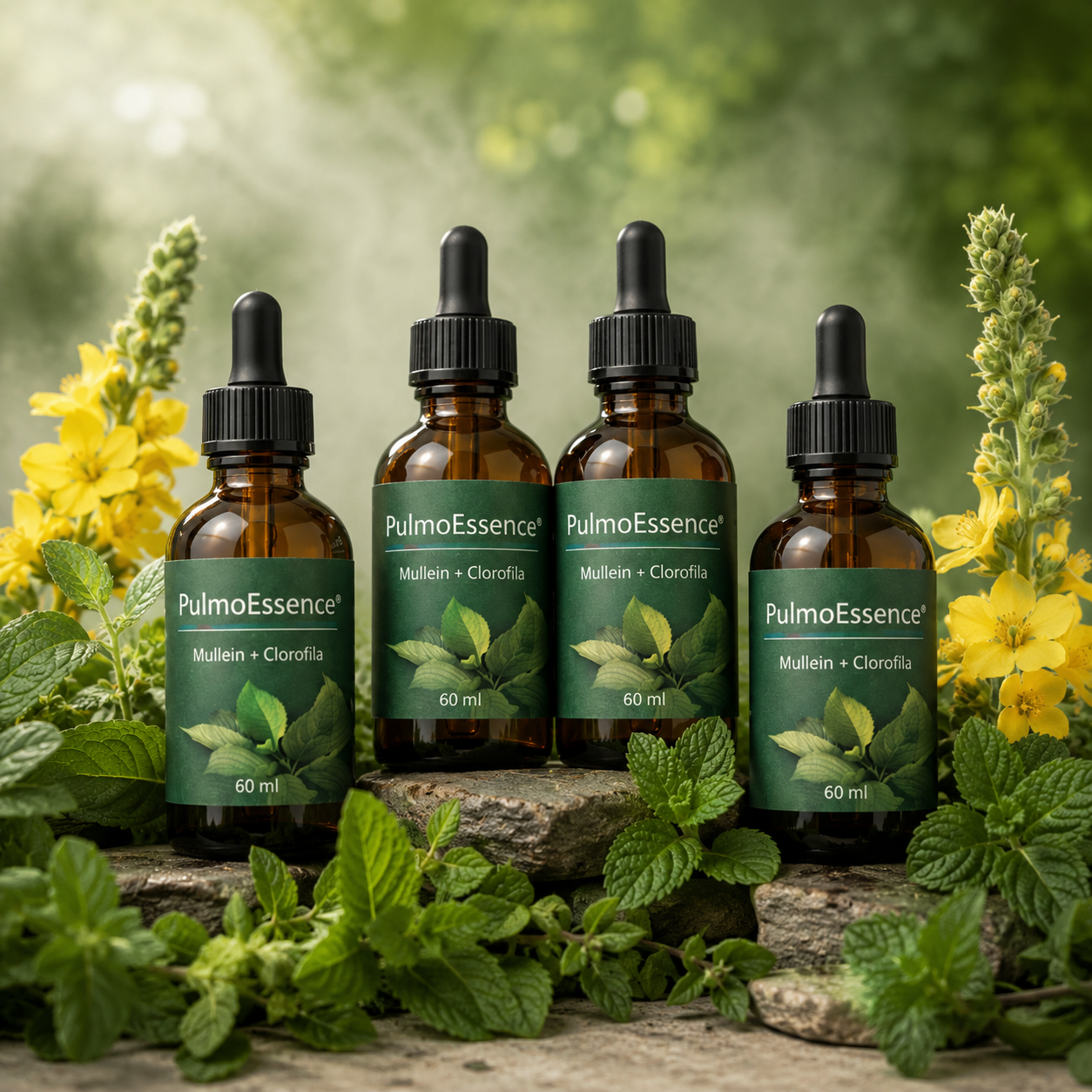 PulmoEssence — Extracto de Mullein + Clorofila 60ml
