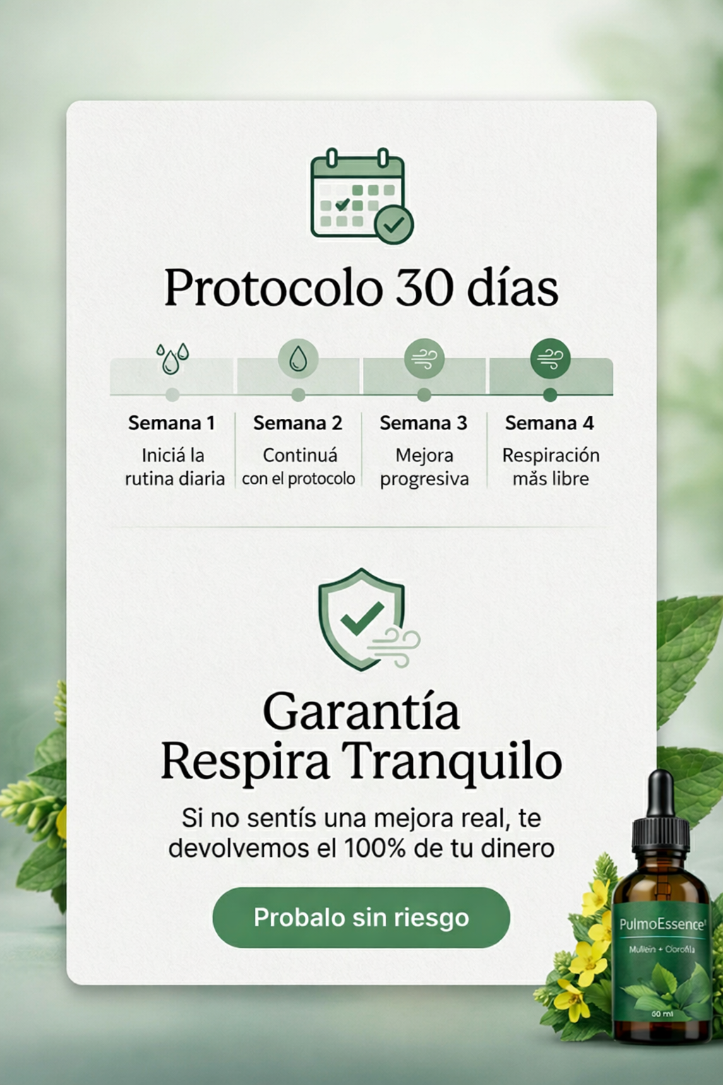 PulmoEssence — Extracto de Mullein + Clorofila 60ml