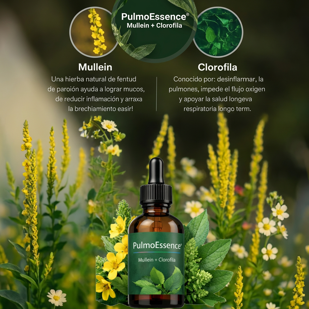 PulmoEssence — Extracto de Mullein + Clorofila 60ml