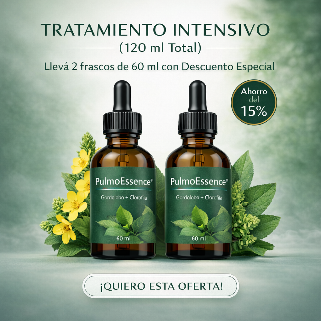 PulmoEssence — Extracto de Mullein + Clorofila 60ml