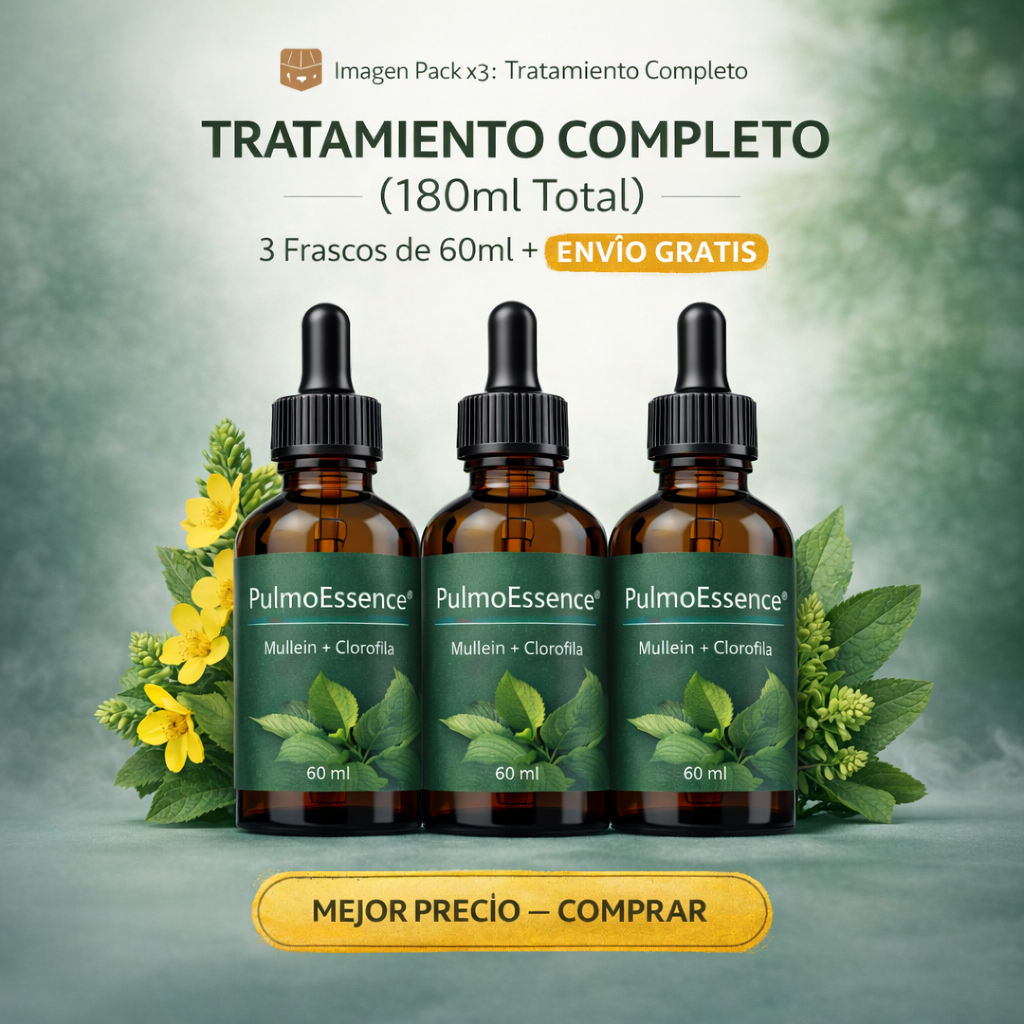 PulmoEssence — Extracto de Mullein + Clorofila 60ml